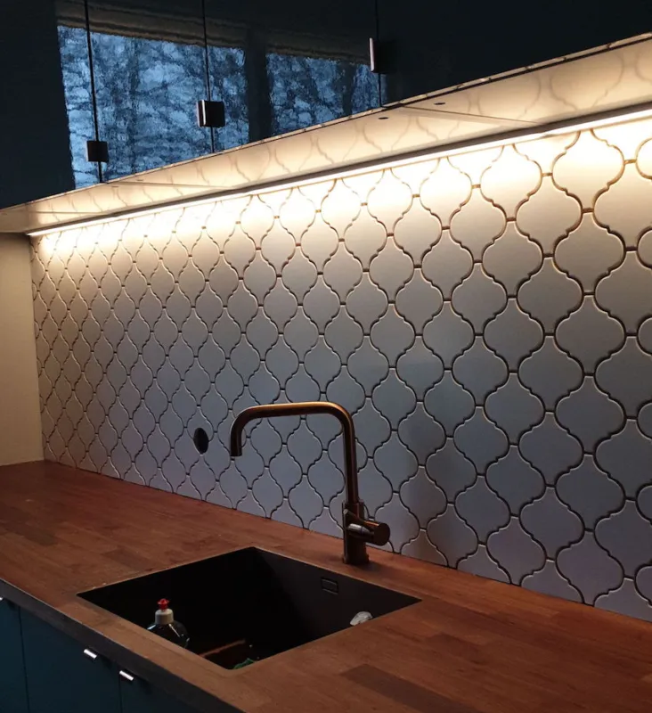 Koop Vandaag Lantaarntegel 12 x12 cm wit mat per 0,43 m2