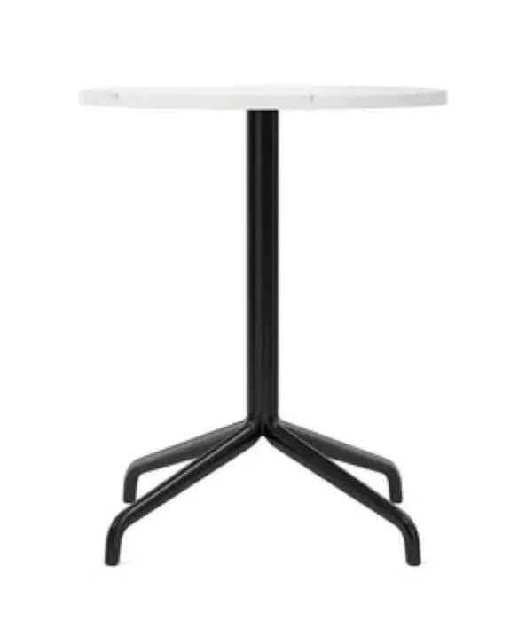 Audo Copenhagen Harbour Column Star Base eettafel-Off white marmer-Ø60 cm Bestseller