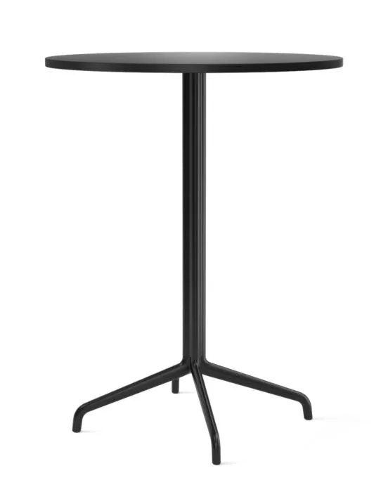 Audo Copenhagen Harbour Column Star Base bartafel-∅ 80 cm-Zwart eiken zwart Speciale Aanbieding