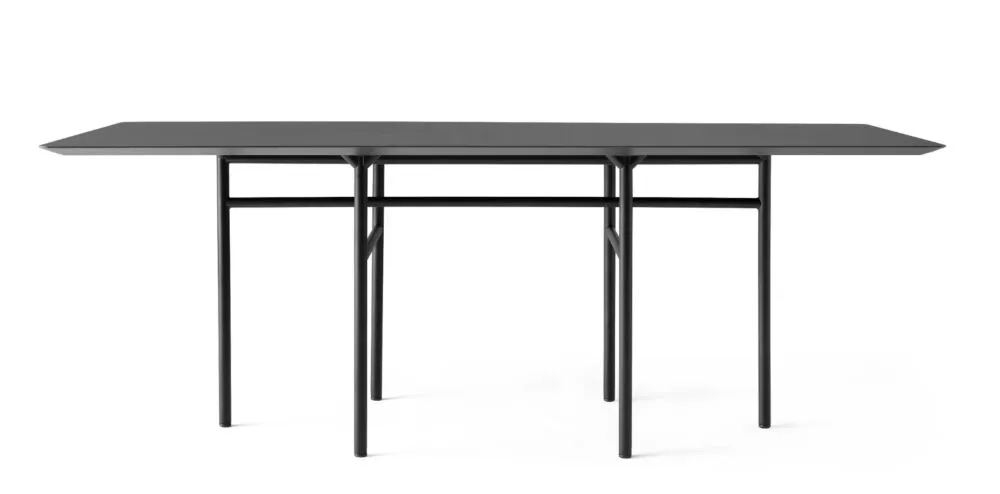 Audo Copenhagen Snaregade Rectangular eettafel-Charcoal linoleum-Zwart Nu Kopen
