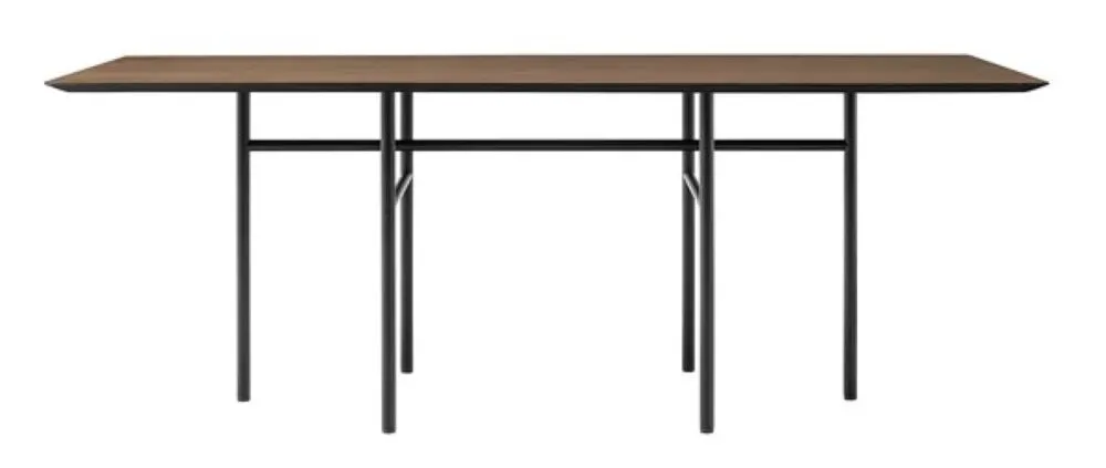 Audo Copenhagen Snaregade Rectangular eettafel-Donker eiken-zwart Laatste Kans