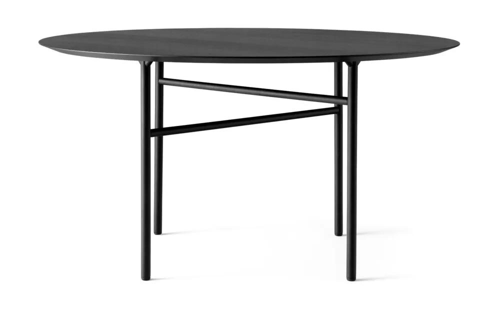 Populair Audo Copenhagen Snaregade Round eettafel-∅ 120 cm-Zwart eiken-zwart