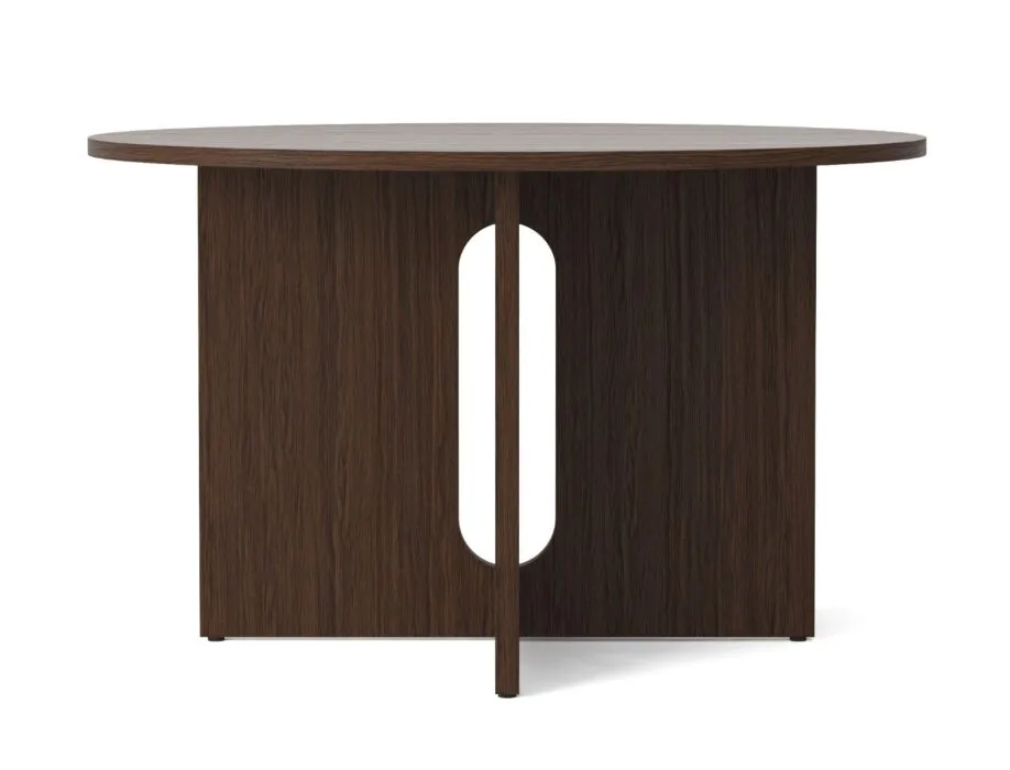 Audo Copenhagen Androgyne Round eettafel-∅ 120 cm-Donker eiken Snelle Levering