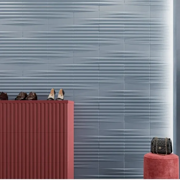 Veilige Betaling Liso XL to stripes lichtblauw mat wandtegel 7,5 x 30 cm per 0,4m2