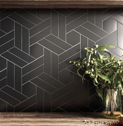 Luxor hexagon een mat zwart tegeltje 10,7 x 12,4 cm per 0,5 m2 Populair