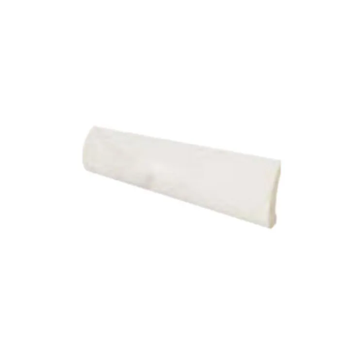 Marmer look pencil tegel wit glanzend bullnose 1 afgewerkte kant 3 x 15 cm Express Levering