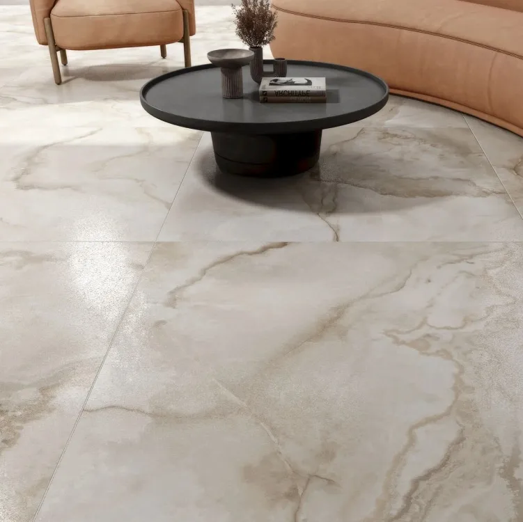 Merkproduct Marmerlook wand- en vloertegel Florence marfil beige lappato 60x120 cm per 1,44m2 rtt