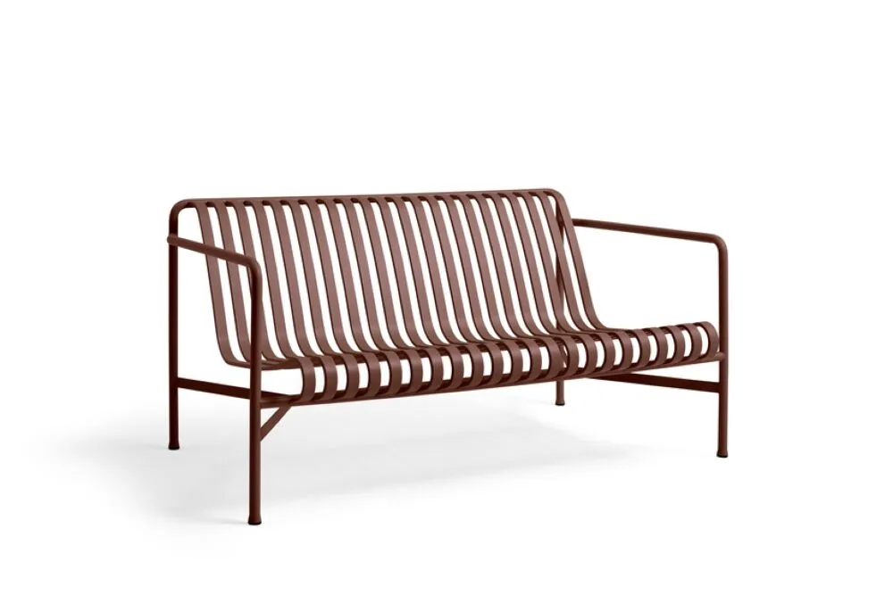 HAY Palissade Lounge Sofa tuinbank-Iron Red Direct Beschikbaar