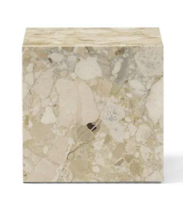 Audo Copenhagen Plinth Cubic bijzettafel-Kunis breccia Voordeelprijs