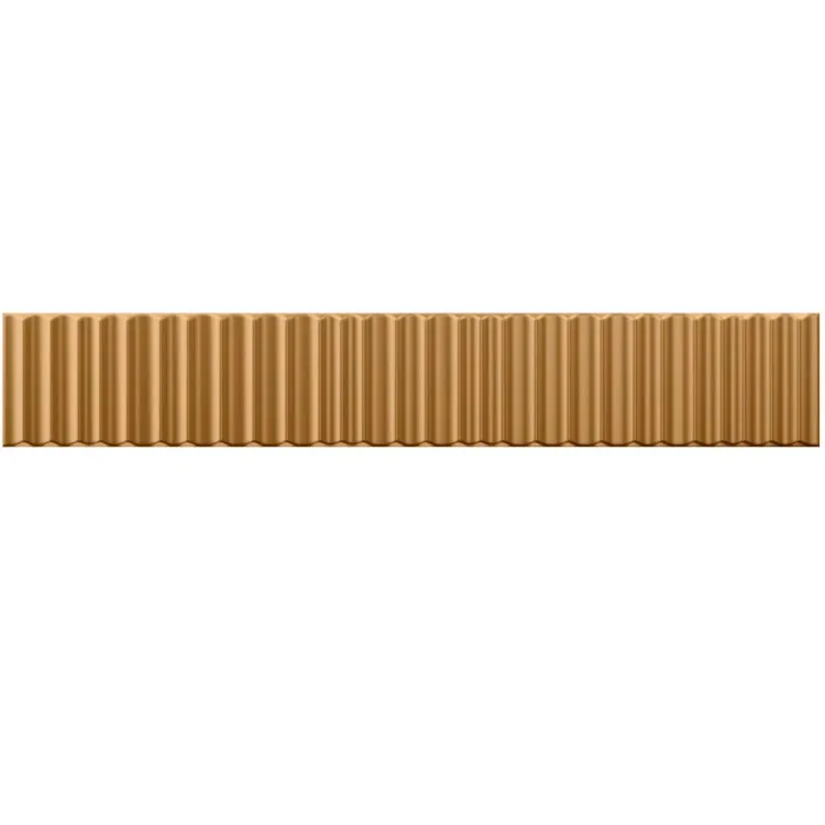 Metallic reliëf wandtegel goud 5x30cm Laatste Kans