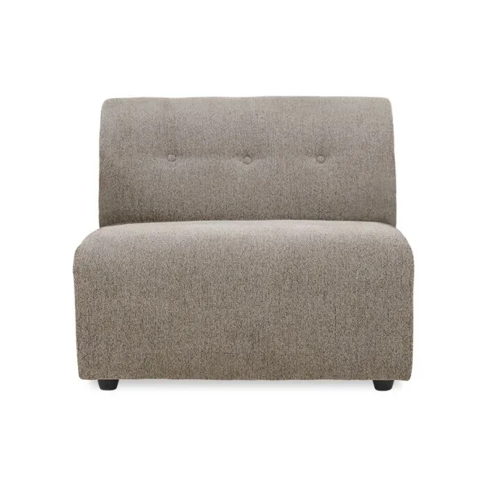 HKliving Vint bank element midden-Beige Op = Op