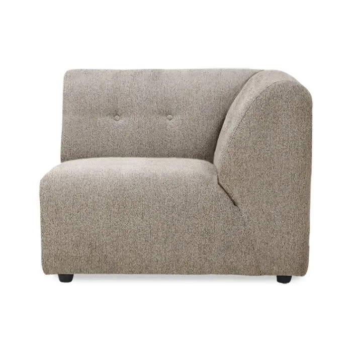 Bestseller HKliving Vint bank element rechts-Beige