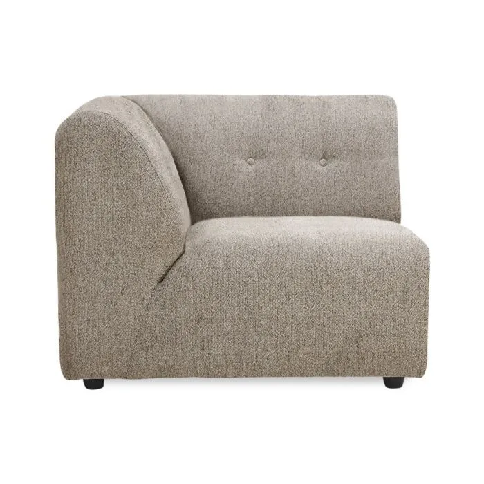 Dagaanbieding HKliving Vint bank element links-Beige