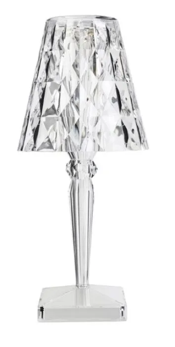 Kartell Big Battery draagbare tafellamp-Transparant Betrouwbaar