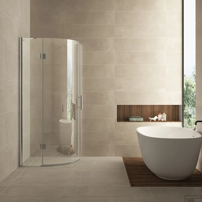 Must-Have Douchecabine Wiesbaden kwartrond 1 deur LS 90x90cm 8mm NANO coating