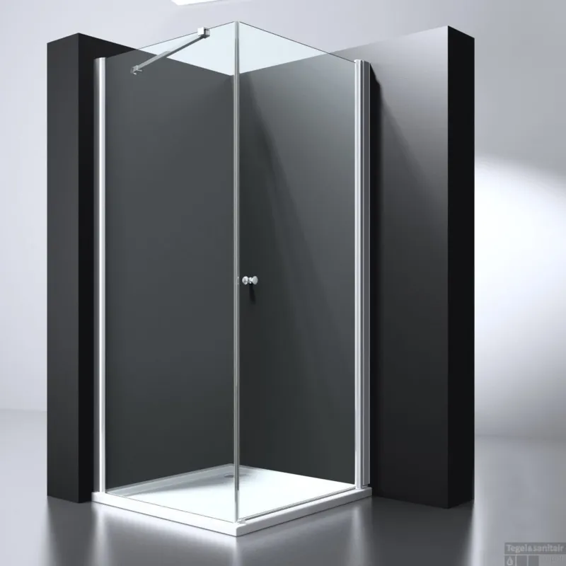 Best Design Erico Vierkante Cabine Met 1 Swing Deur 100x100x200cm NANO Glas 6mm Express Levering