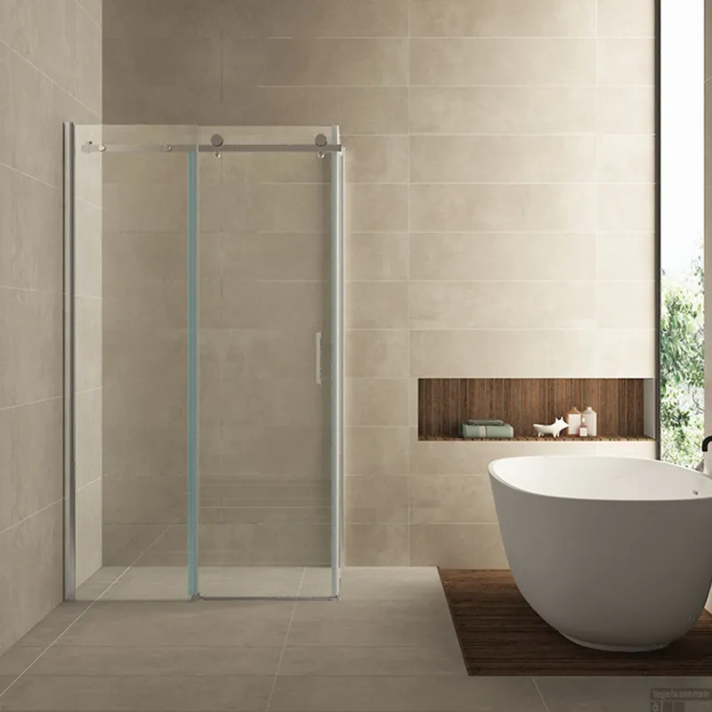 Douchecabine Wiesbaden rechthoek schuifdeur 120x80cm 8mm NANO coating Superprijs