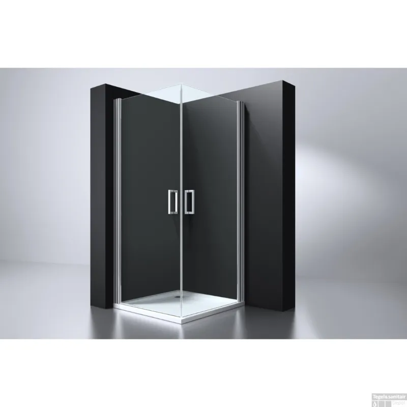 Douchecabine Best Design Erico Vierkant met Twee Deuren 100x100x192 cm 6mm Veiligheidsglas Dagaanbieding