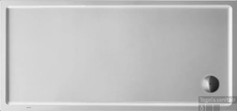 Nieuw Duravit Starck Slimline Douchebak 160 X 75 X 4 Cm. Wit