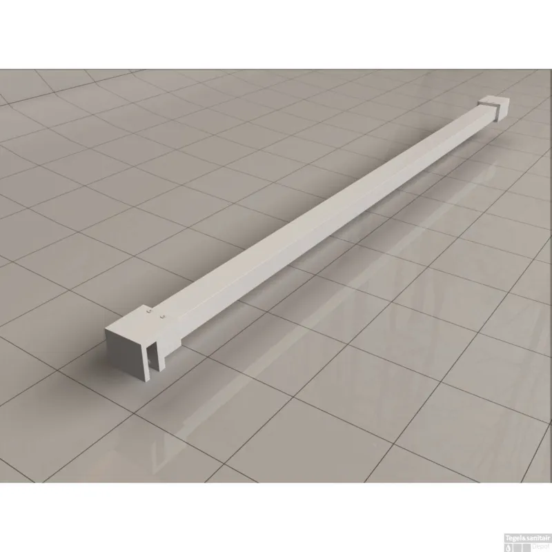 Stabilisatiestang Wiesbaden 120 cm Mat Wit Dagaanbieding