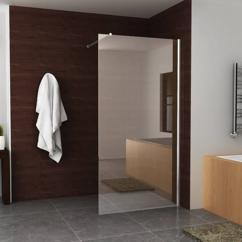 BWS Eco Inloopdouche met Muurprofiel 50x200cm 8mm NANO Coating Nieuw