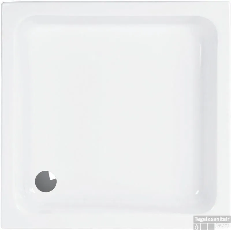 Wisa Salamanca Douchebak 80 X 80 X 10 Cm. Wit Gratis Retour