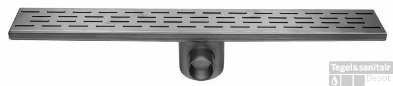 Easy Drain Fixt 50 Afvoergoot 9,8 X 60 Cm. M/zijuitl. Rvs Superprijs