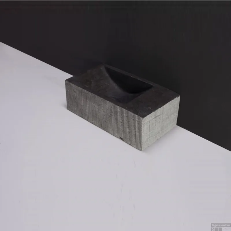 Forzalaqua Kalmar XS Hardsteen Gefrijnd Zonder Kraangat Rechts 29X16X10 cm Seizoensaanbieding