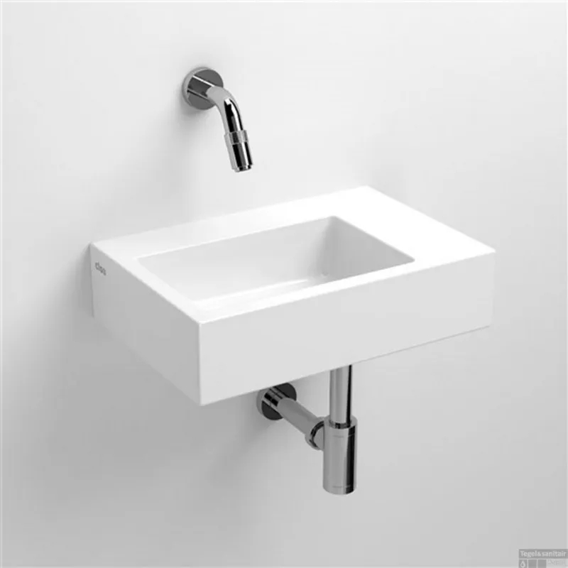 Fontein Clou Flush 2 36x24.5x9cm Keramiek Glans Wit (Zonder Kraangat) Bestel Nu