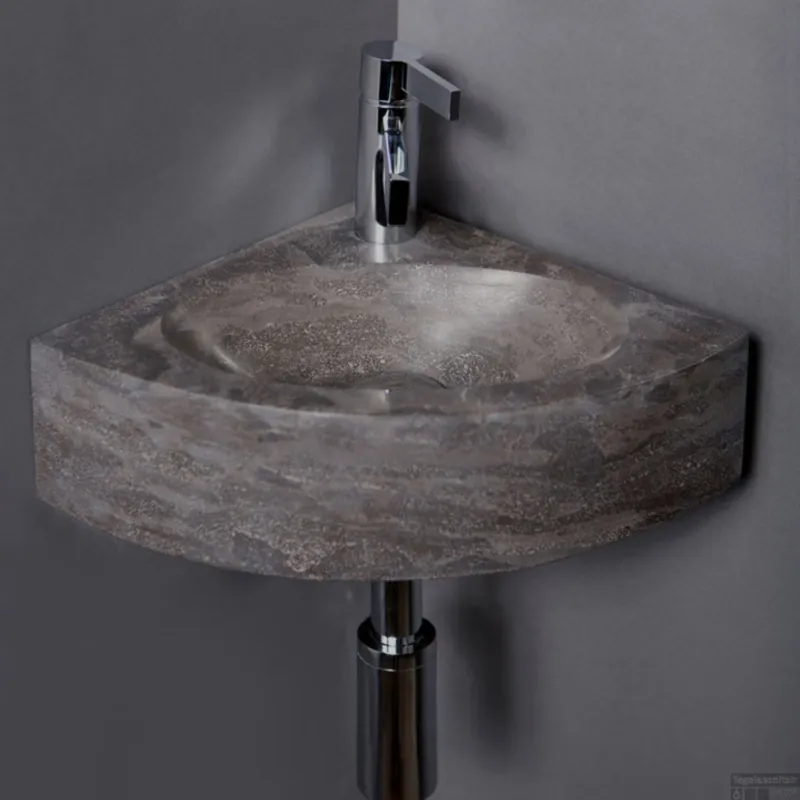 Korting Forzalaqua Malmo Hardsteen Gezoet Antraciet 30x30x10 cm