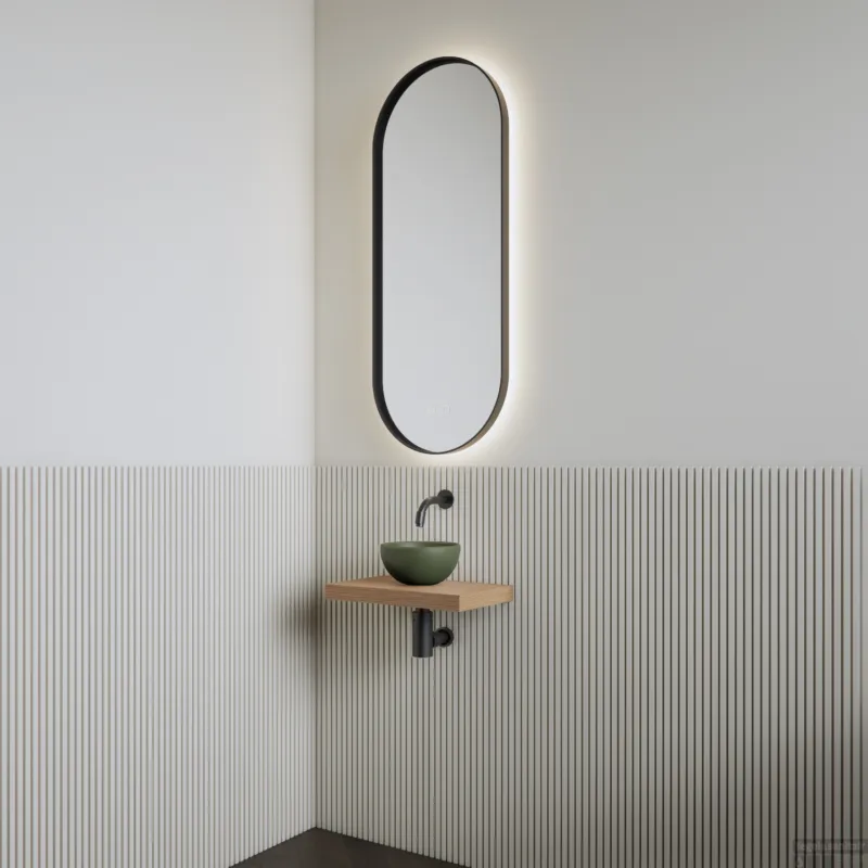 Fonteinset BWS Leto Planchet Pure Waskom Mat Olijf Groen Must-Have