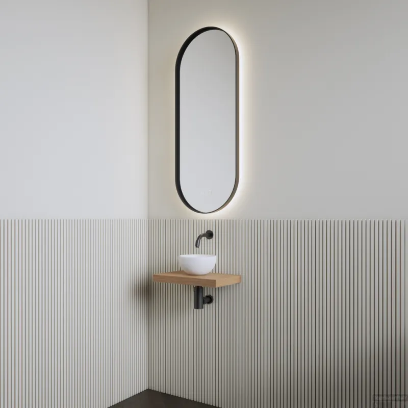 Fonteinset BWS Leto Planchet Pure Waskom Mat Wit Korting