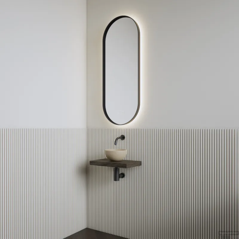 Nieuw Fonteinset BWS Leto Planchet Charcoal Waskom Cappuccino