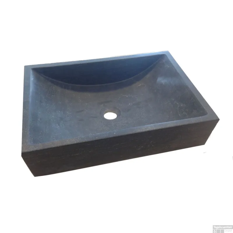 Natuursteen waskom Box 35x50 Korting