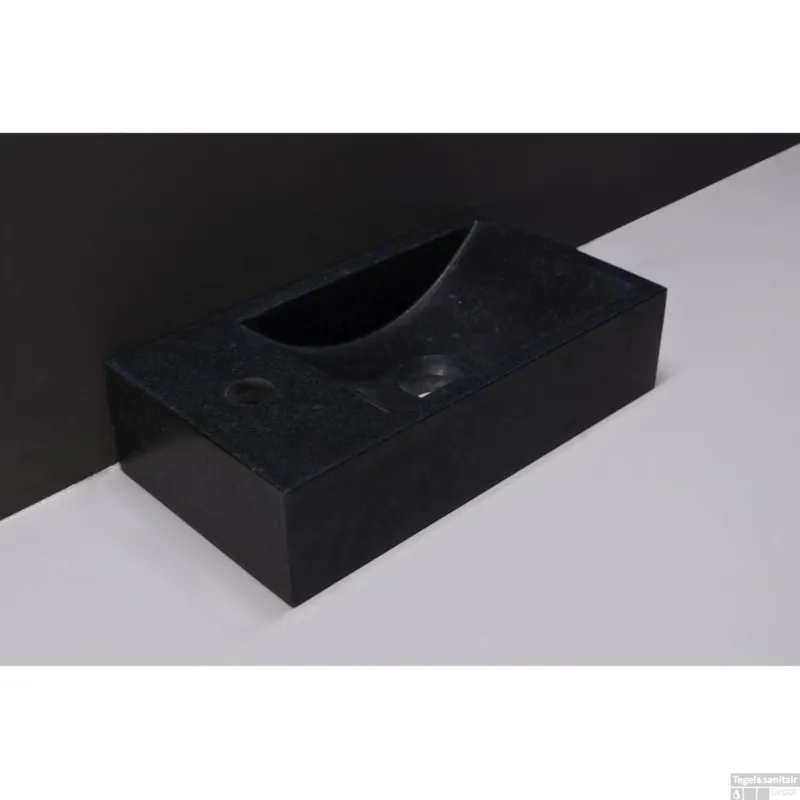 Fontein Forzalaqua Venetia Graniet Gezoet Zonder Kraangat Links 40x22x10 cm Uitverkoop