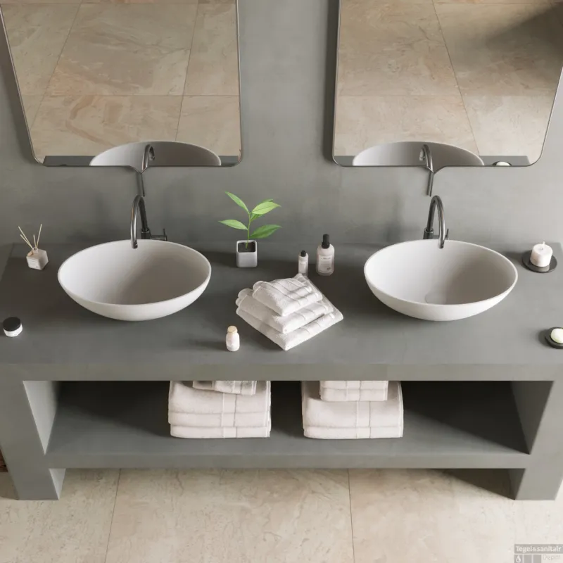 Must-Have Opbouw Waskom Ideavit Solidthin 50x33x14.5 cm Solid Surface Mat Wit