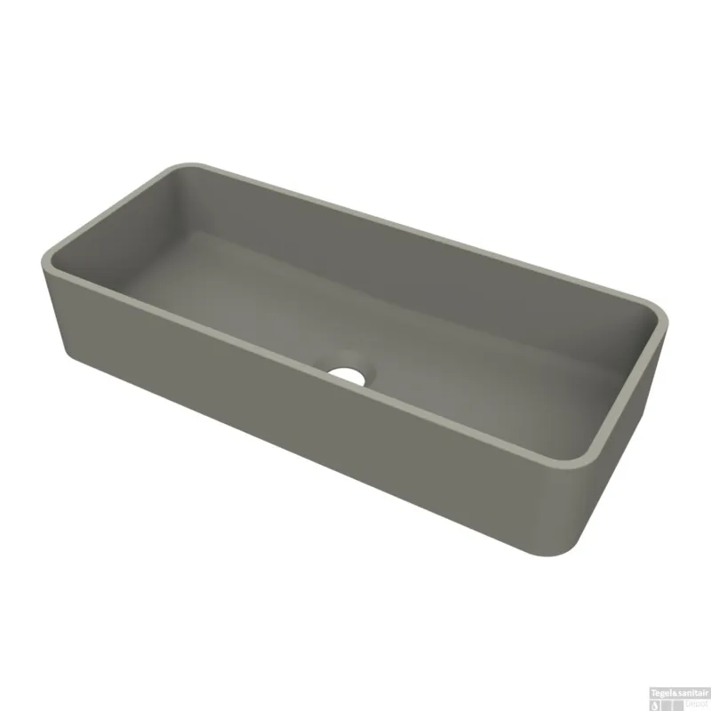 Arcqua Case Opbouw Waskom Rechthoek 60x26 Mat Beton Veilige Betaling