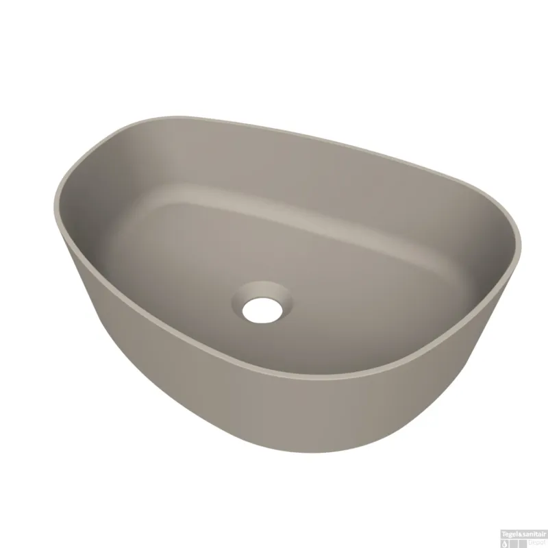 Arcqua Rocker Opbouw Waskom Organisch R 50x37 Mat Klei Seizoensaanbieding