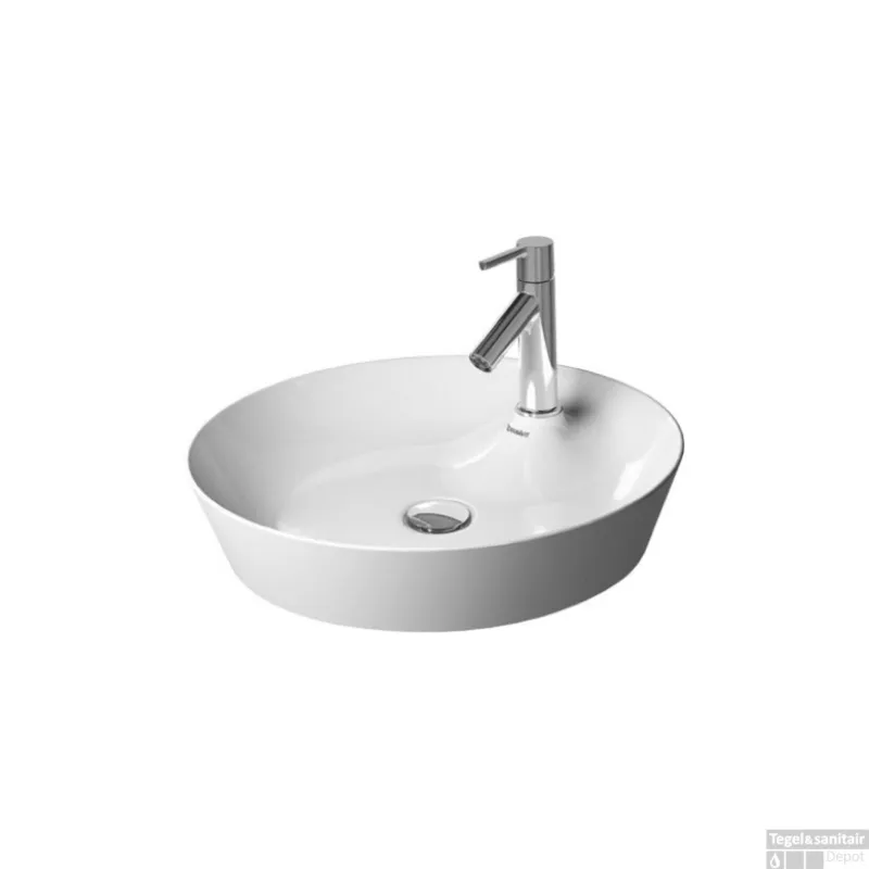 Duravit Cape Cod Opzetwastafel Diameter 48 cm Rond Keramiek Glanzend Wit Gratis Retour