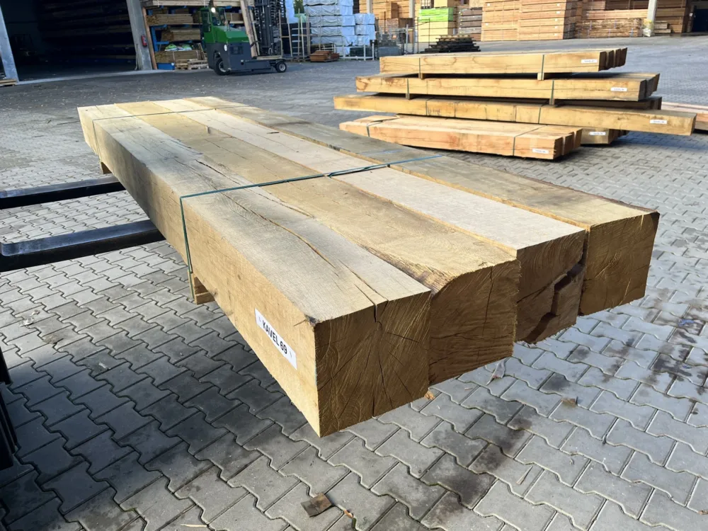 Veilige Betaling Bundel 69 - Eiken Balken 200x200x3000 mm - kavel 69