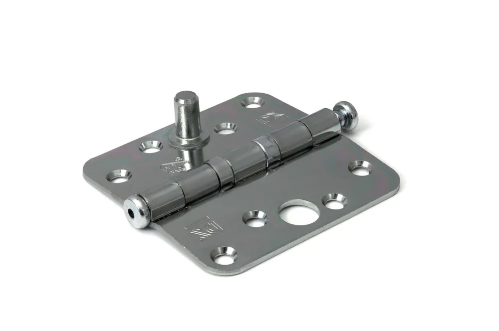 Kogellagerscharnier ronde hoeken SKG---® 89x89 mm verzinkt - Standaard Flitsaanbieding