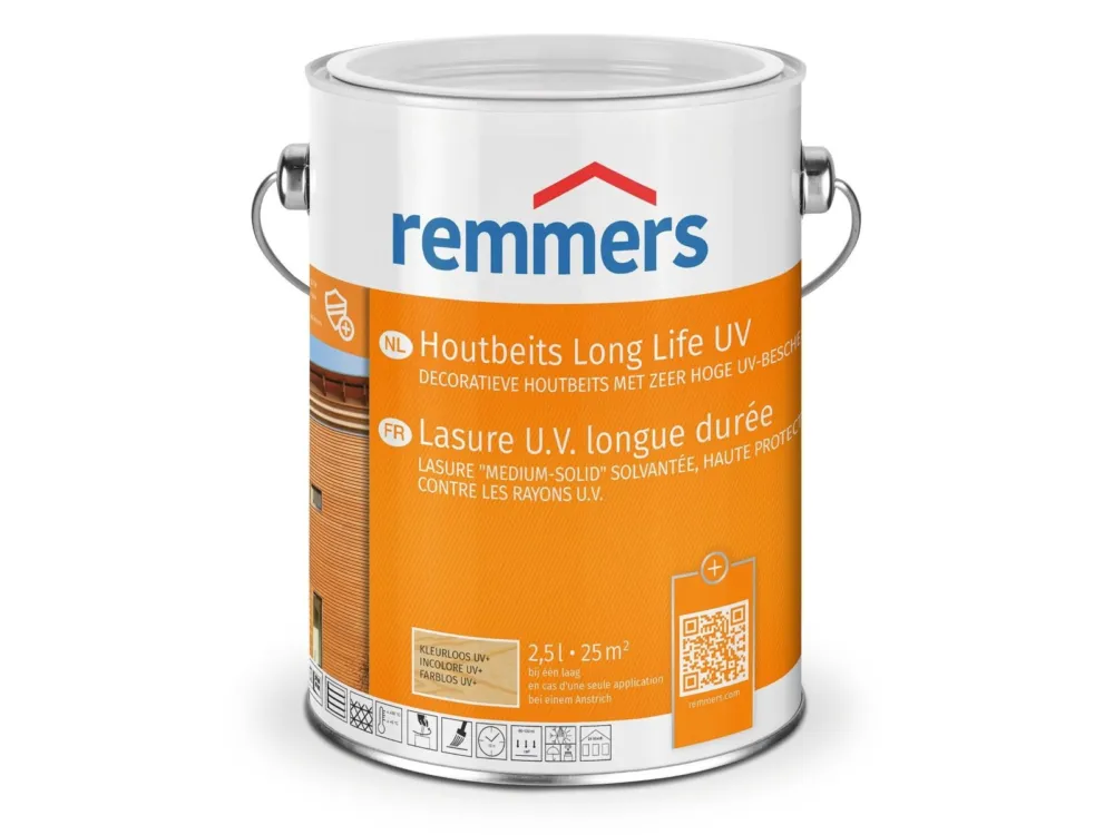 Houtbeits Long Life UV - Houtbeits Long Life UV 2.5L Koopje