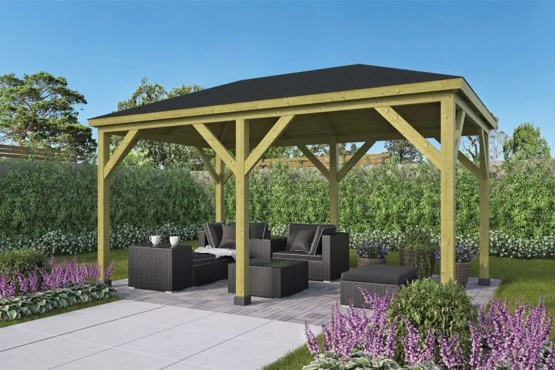 Prieel Grande | Ruime Tuin Overkapping - Prieel Grande Flitsaanbieding