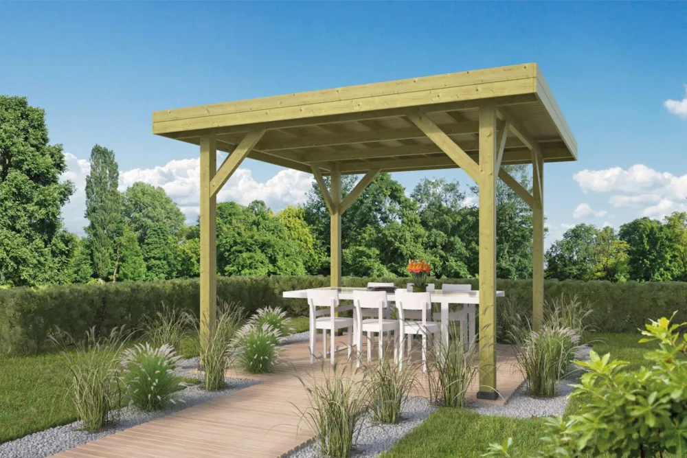 Hete Deal Prieel modern middel | Bouwpakket Prieeltje Tuin - Prieel Modern Middel