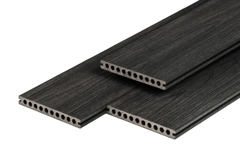 Populair PuraShield Semi-Massief Brede Composiet Vlonderplank Ebony Black 23x210mm - Pura Shield Brede Vlonderplank 23x210mm Ebony Black Semi-Massief