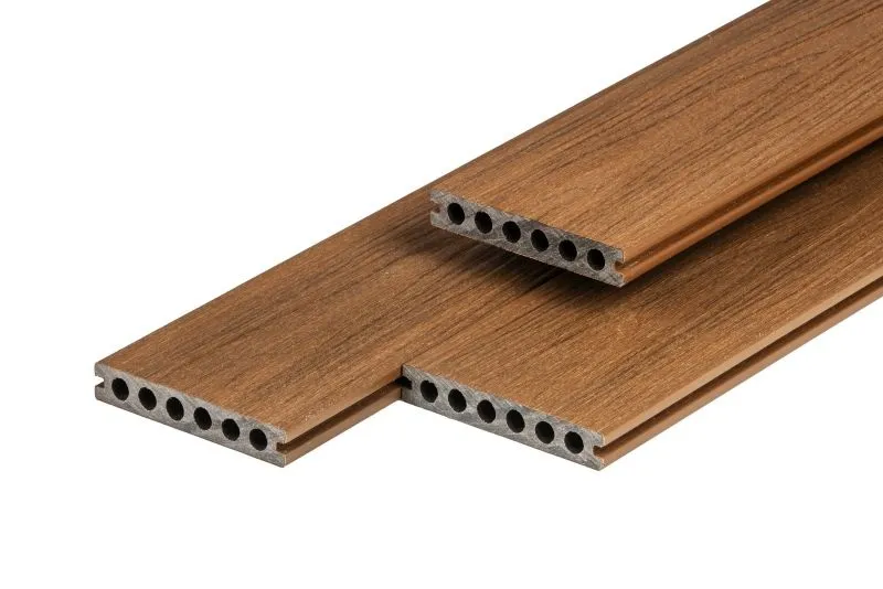 PuraShield Semi-Massief Composiet Vlonderplank Teak 23x138mm - Pura Shield Vlonderplank 23x140mm Teak Semi-Massief Exclusieve Aanbieding
