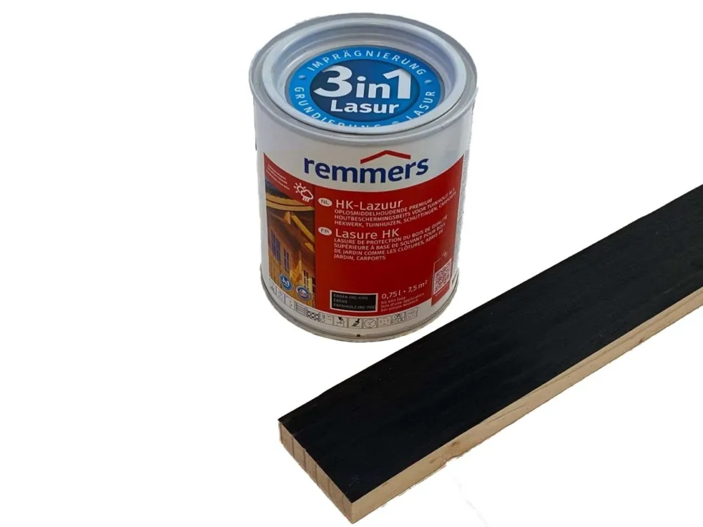 Betaalbaar Remmers HK lazuur beits Ebben 0,75 of 2,5L - Remmers HK lazuur0.75 liter