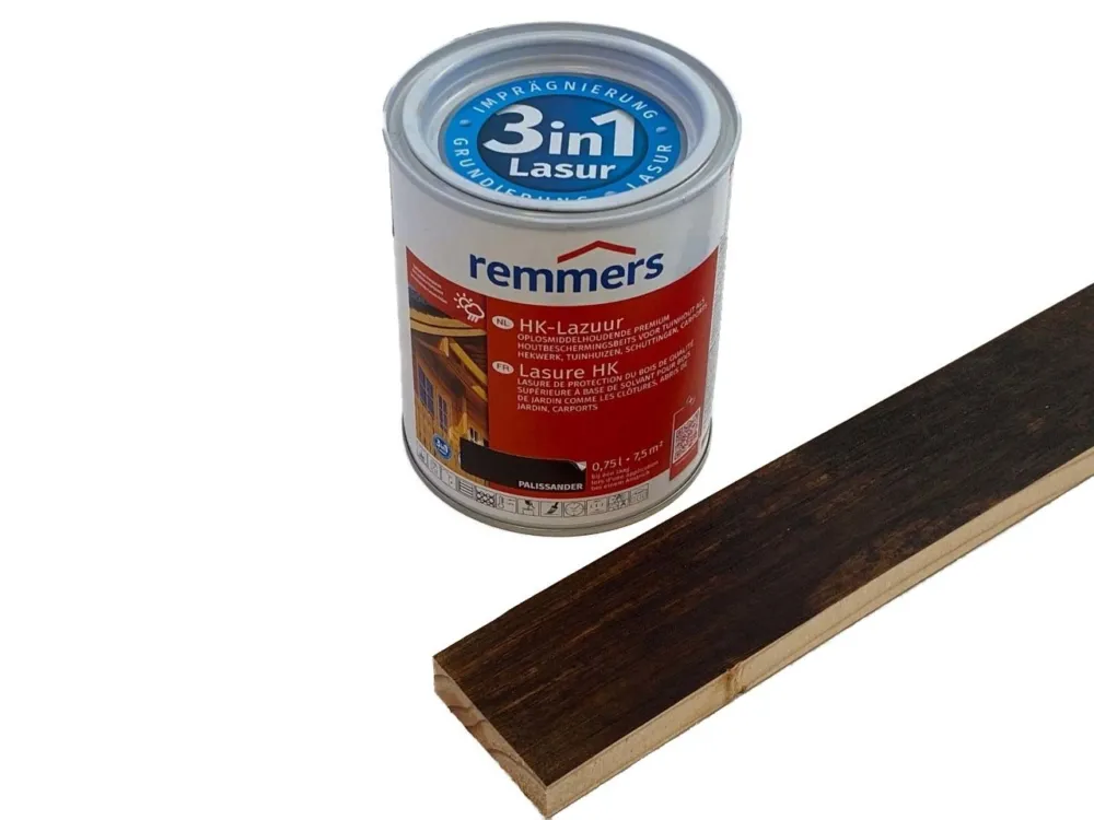 Remmers HK lazuur beits Palissander 0,75 of 2,5L - Remmers HK lazuur0.75 liter Gecertificeerd