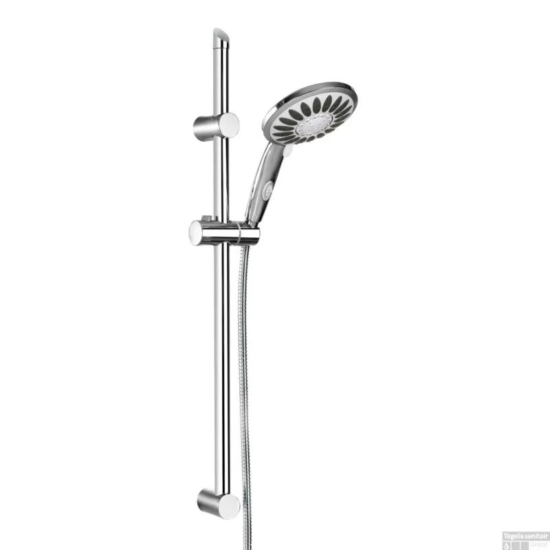 Doucheset Schutte Florenz 5 Functies Stang 70cm Chroom Uitverkoop