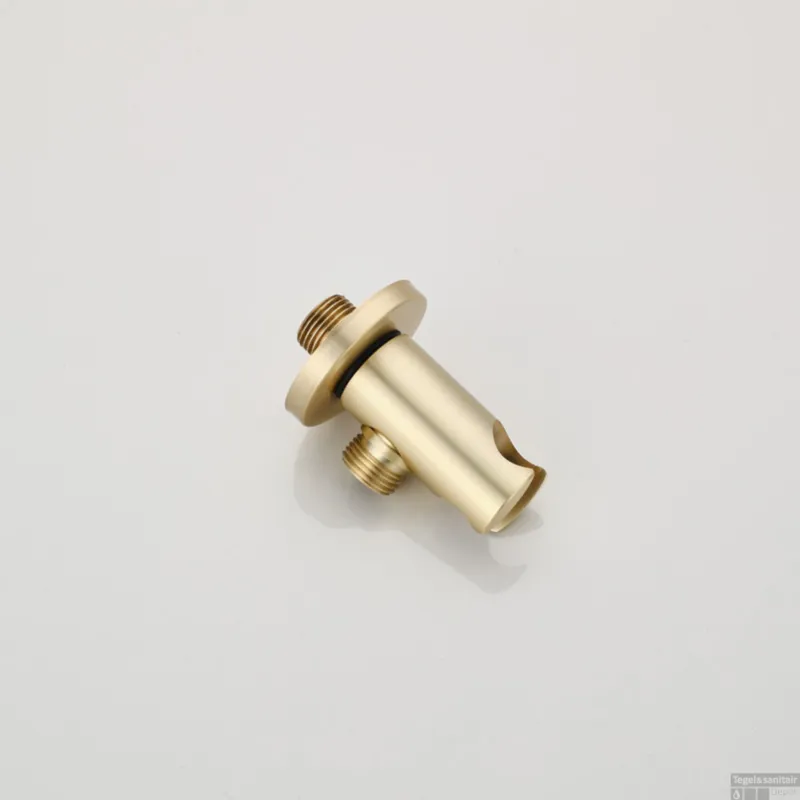 Op = Op Handdouchehouder BWS Gold Wandbevestiging Geborsteld Messing Mat Goud